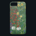 Gustav Klimt - Boerderij tuin met zonnebloemen iPhone 8/7 Hoesje<br><div class="desc">Gustav Klimt - Boerderij tuin met zonnebloemen</div>