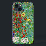 Gustav Klimt Boerderij tuin met zonnebloemen Case-Mate iPhone Case<br><div class="desc">Gustav Klimt Boerderij tuin met zonnebloemen  kunst nieuwe schilderijen</div>