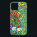 Gustav Klimt Boerderij tuin met zonnebloemen Case-Mate iPhone Case<br><div class="desc">Gustav Klimt Boerderij tuin met zonnebloemen  kunst nieuwe schilderijen</div>