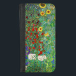 Gustav Klimt Boerderij tuin met zonnebloemen iPhone 8/7 Portemonnee Hoesje<br><div class="desc">Gustav Klimt Boerderij tuin met zonnebloemen  kunst nieuwe schilderijen</div>