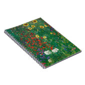 Gustav Klimt - Boerderij tuin met zonnebloemen Notitieboek (Rechterzijde)