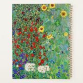 Gustav Klimt Boerderij tuin met zonnebloemen Planner (Achterkant)