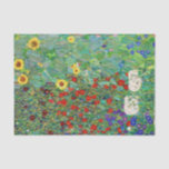 Gustav Klimt Boerderij tuin met zonnebloemen Tissuepapier<br><div class="desc">Gustav Klimt Boerderij tuin met zonnebloemen  kunst nieuwe schilderijen</div>