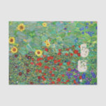 Gustav Klimt Boerderij tuin met zonnebloemen Tissuepapier<br><div class="desc">Gustav Klimt Boerderij tuin met zonnebloemen  kunst nieuwe schilderijen</div>