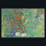 Gustav Klimt Boerderij tuin met zonnebloemen Tissuepapier<br><div class="desc">Gustav Klimt Boerderij tuin met zonnebloemen  kunst nieuwe schilderijen</div>