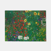 Gustav Klimt - Boerderijen tuin met bloemen Deurmat (Voorkant)