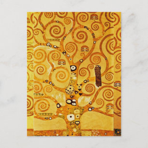 Gustav Klimt Boom des Levens: Art Nouveau Symbolis Briefkaart