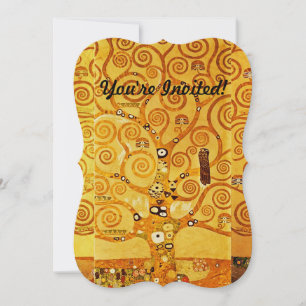 Gustav Klimt Boom des Levens: Art Nouveau Symbolis Kaart