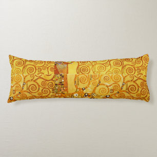 Gustav Klimt Boom des Levens: Art Nouveau Symbolis Lichaamskussen