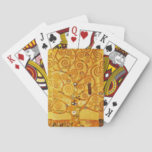 Gustav Klimt Boom des Levens: Art Nouveau Symbolis Speelkaarten