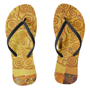 Gustav Klimt Boom des Levens: Art Nouveau Symbolis Teenslippers