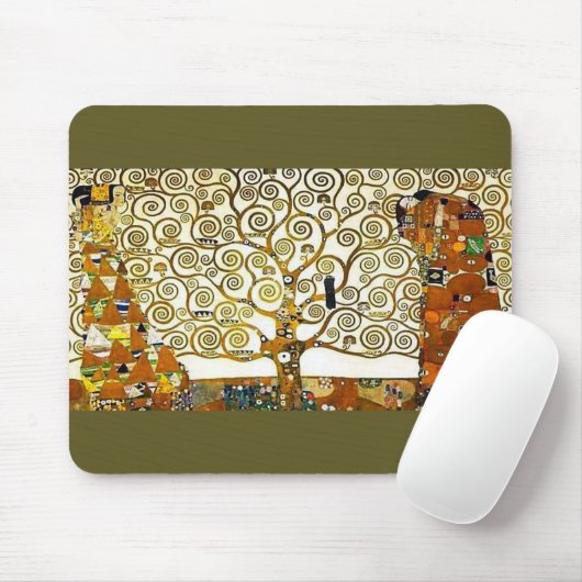 Gustav Klimt, "Boom van het leven" Muismat (Met muis)