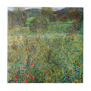 Gustav Klimt - Boomgaard Tegeltje