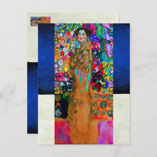Gustav Klimt ~ Briefkaart (Voorkant / Achterkant)