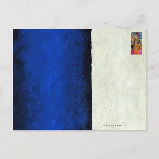 Gustav Klimt ~ Briefkaart (Achterkant)