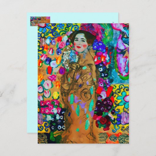 Gustav Klimt ~ Briefkaart (Voorkant / Achterkant)
