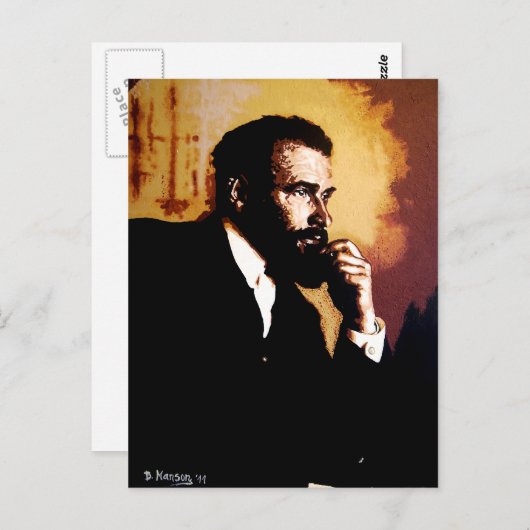 Gustav Klimt Briefkaart (Voorkant / Achterkant)