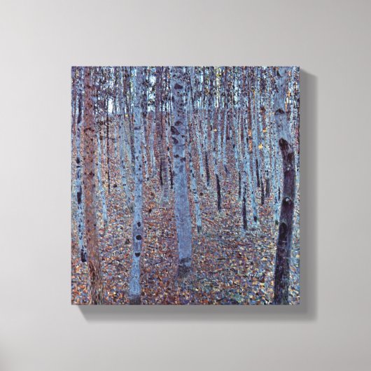 Gustav Klimt - Buchenhain Canvas Afdruk (Voorkant)