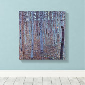 Gustav Klimt - Buchenhain Canvas Afdruk (Insitu (Houten vloer))