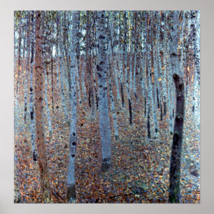 Gustav Klimt Buchenwald Beech Forest Poster