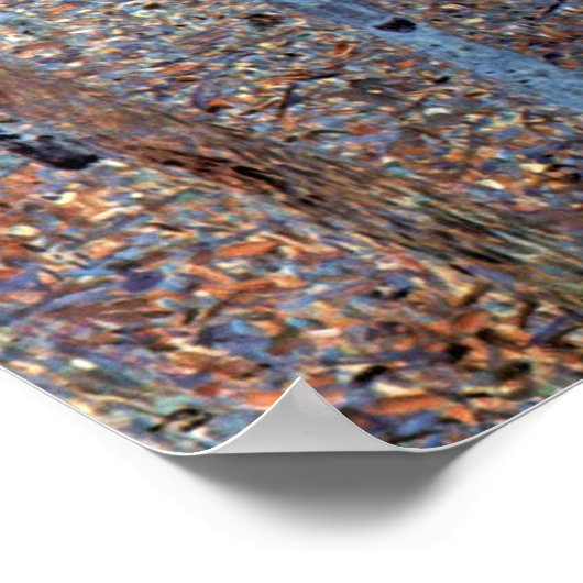 Gustav Klimt Buchenwald Beech Forest Poster (Hoek)