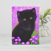 Gustav Klimt Cat Aankondiging (Staand voorkant)
