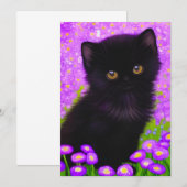Gustav Klimt Cat Aankondiging (Voorkant / Achterkant)