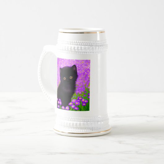 Gustav Klimt Cat Bierpul (Voorkant links)