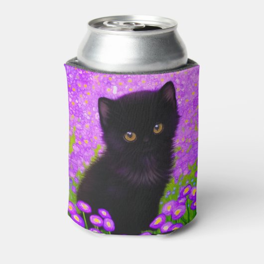 Gustav Klimt Cat Blikjeskoeler (Blikje Achterkant)