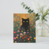 Gustav Klimt Cat  Briefkaart (Staand voorkant)