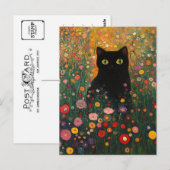 Gustav Klimt Cat  Briefkaart (Voorkant / Achterkant)
