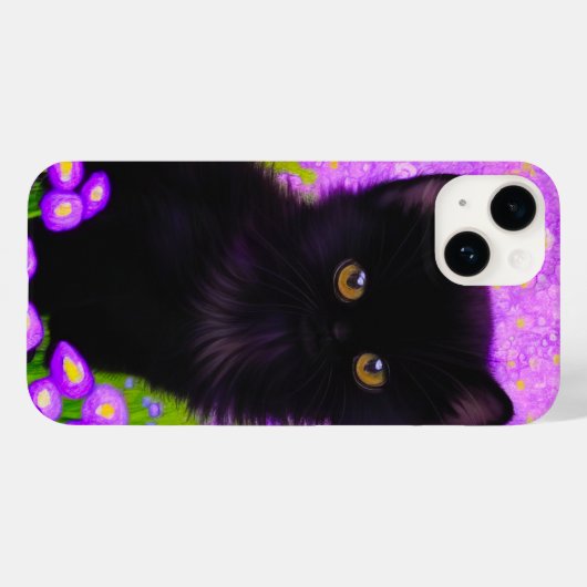 Gustav Klimt Cat Case-Mate iPhone Case (Achterkant (horizontaal))