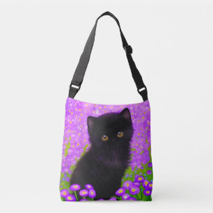 Gustav Klimt Cat Crossbody Tas