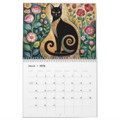 Gustav Klimt Cat | Elegant Art Nouveau Cat 2026 Kalender (Mar 2026)