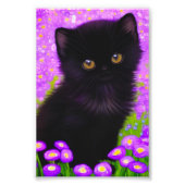 Gustav Klimt Cat Foto Afdruk (Voorkant)