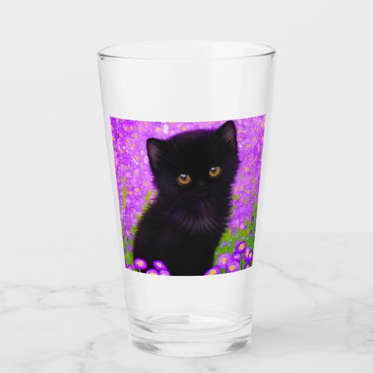 Gustav Klimt Cat Glas (Voorkant)