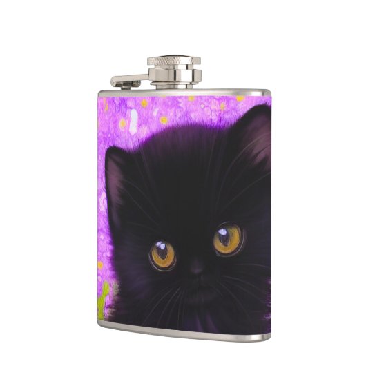 Gustav Klimt Cat Heupfles (Links)