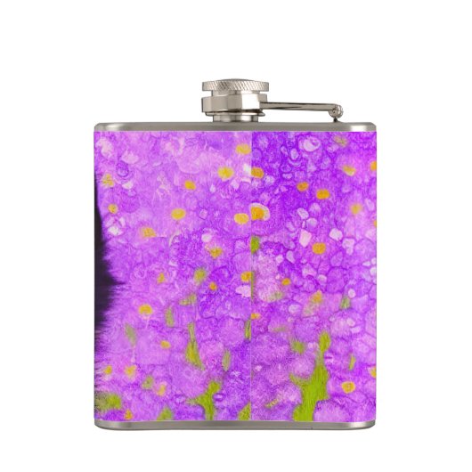 Gustav Klimt Cat Heupfles (Achterkant)