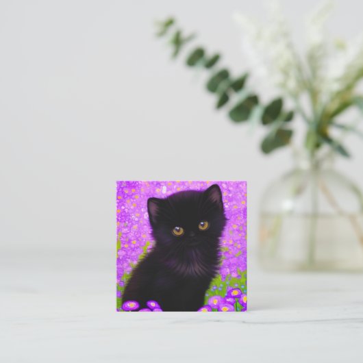 Gustav Klimt Cat Informatiekaartje (Staand voorkant)