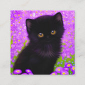 Gustav Klimt Cat Informatiekaartje (Voorkant)