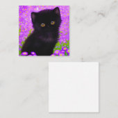 Gustav Klimt Cat Informatiekaartje (Voorkant / Achterkant)