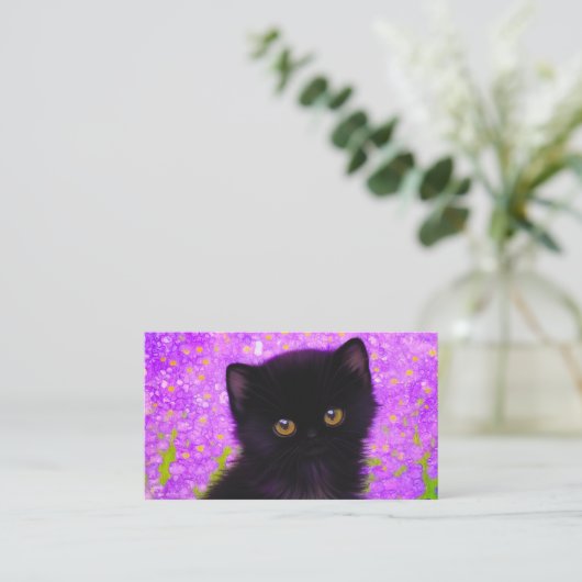 Gustav Klimt Cat Informatiekaartje (Staand voorkant)
