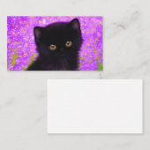 Gustav Klimt Cat Informatiekaartje (Voorkant / Achterkant)