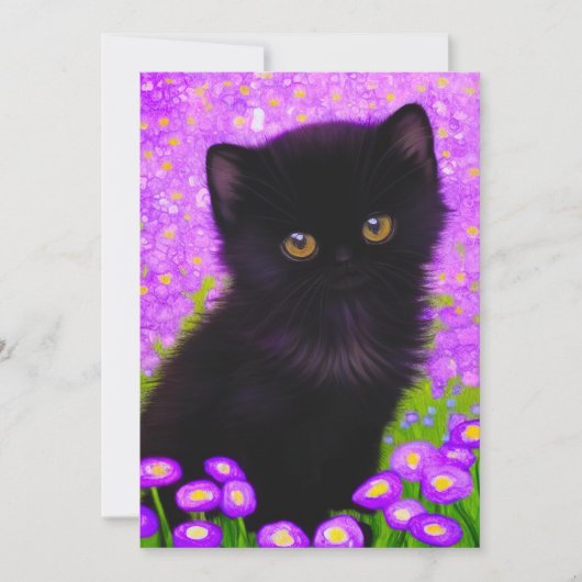 Gustav Klimt Cat Kaart (Voorkant)