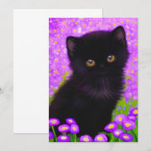 Gustav Klimt Cat Kaart (Voorkant / Achterkant)