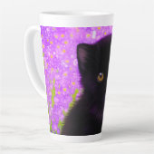 Gustav Klimt Cat Latte Mok (Linkerhoek)