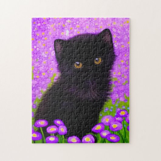 Gustav Klimt Cat Legpuzzel (Verticaal)