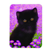 Gustav Klimt Cat Magneet (Verticaal)