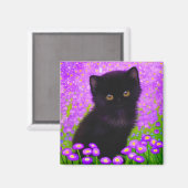 Gustav Klimt Cat Magneet (Voorkant / Achterkant)