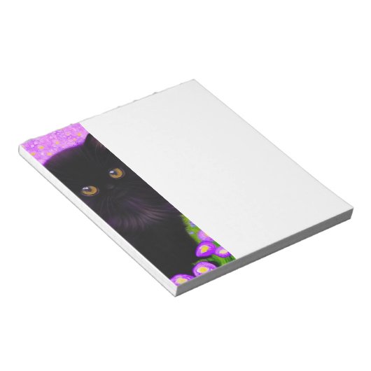 Gustav Klimt Cat Notitieblok (Schuin)